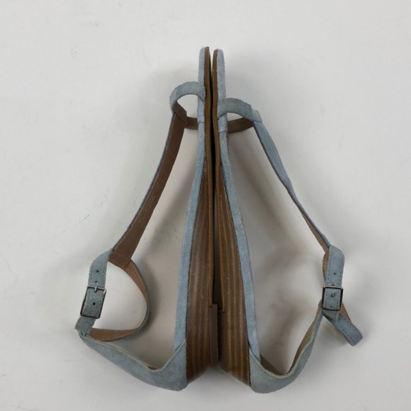 A. Giannetti Kendra Blue Strappy Sandals, Size 9 - Picture 3 of 6